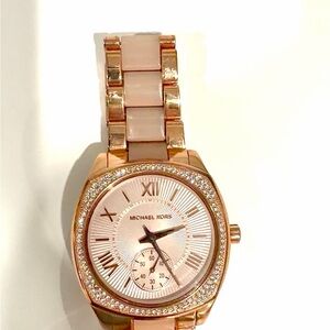 Authentic Michael Kors Rose Gold and Blush Dial Watch